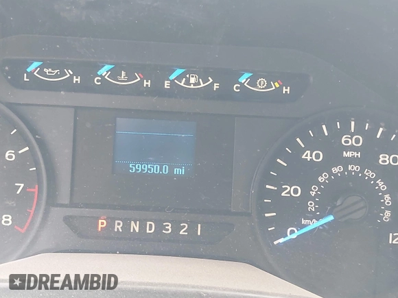 2015 Ford F-150 XL with VIN 1FTMF1E84FKD12758, listed as a IAAI auction lot 41841584 with 59,950 mi miles and . Bid and sale history available at DreamBid. Image 7.
