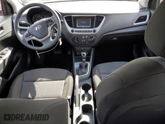 2020 Hyundai Accent SE with VIN 3KPC24A69LE122661, listed as a Copart auction lot 46142243 with 7,079 mi miles. Bid and sale history available at carsss.com. Image 8.