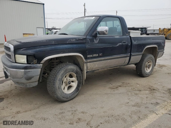 1995 Dodge Ram 1500 with VIN 1B7HF16Z2SS280900, listed as a Copart auction lot 43546925 with 219,274 mi miles and Salvage Title. Bid and sale history available at carsss.com. Image 1.