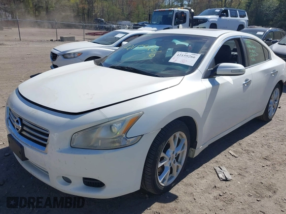 2013 Nissan Maxima SV z VIN 1N4AA5AP9DC806486, wystawiony jako IAAI lot #42159266 z przebiegiem 102 908 mil mil oraz . Historia ofert i sprzedaży dostępna na DreamBid. Obrazek 2.