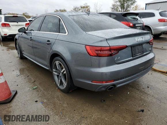 2017 Audi A4 Prestige with VIN WAUFNAF41HN052762, listed as a Copart auction lot 78366894 with 109,391 mi miles and Salvage Title. Bid and sale history available at carsss.com. Image 2.