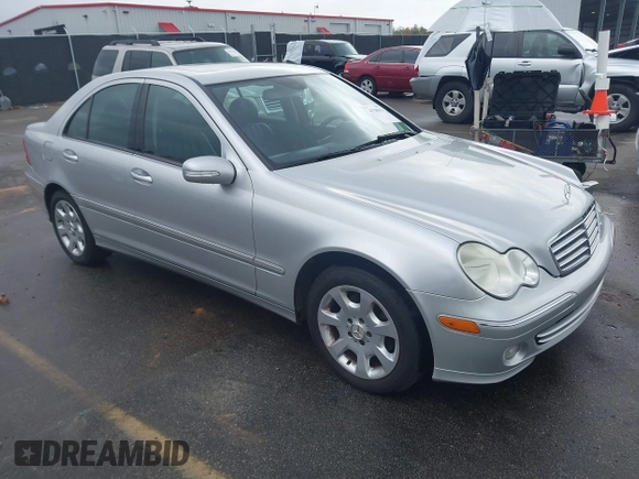 2005 Mercedes-Benz C 240 with VIN WDBRF81J45F690480, listed as a IAAI auction lot 41780633 with 150,147 mi miles and . Bid and sale history available at DreamBid. Image 1.
