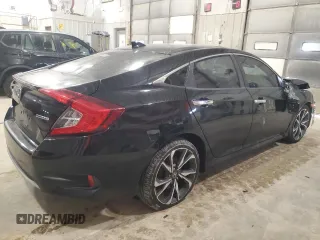 2020 Honda Civic Sedan Touring with VIN 19XFC1F97LE011280, listed as a Copart auction lot 88878665 with 77,160 mi miles and Salvage Title. Bid and sale history available at carsss.com. Image 3.