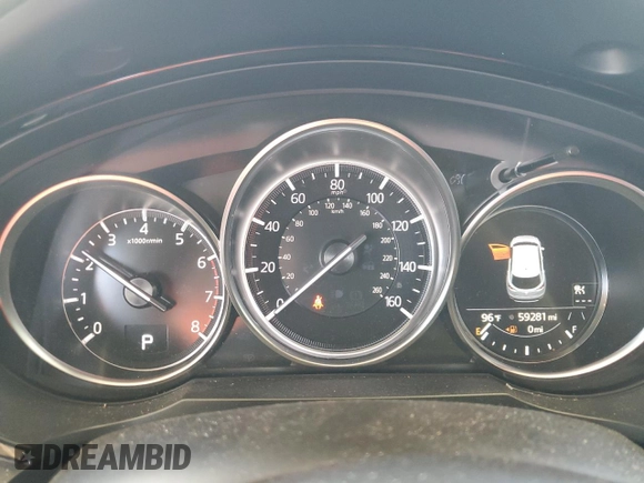 2022 Mazda CX-9 Touring Plus with VIN JM3TCBAYXN0607056, listed as a Copart auction lot 61740065 with 59,281 mi miles and Salvage title. Bid and sale history available at DreamBid. Image 9.