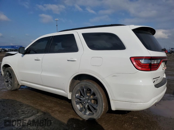 2022 Dodge Durango GT Plus with VIN 1C4RDJDGXNC212631, listed as a Copart auction lot 52861215 with 61,721 mi miles and Salvage title. Bid and sale history available at DreamBid. Image 2.