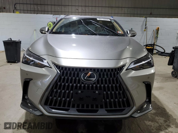 2025 Lexus NX 350h Premium with VIN 2T2GKCEZ4SC040118, listed as a Copart auction lot 82710844 with 522 mi miles and Salvage title. Bid and sale history available at DreamBid. Image 5.