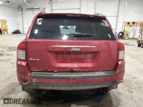 2014 Jeep Compass Sport with VIN 1C4NJDBB3ED728131, listed as a Copart auction lot 49822685 with 121,586 mi miles and Clean Title. Bid and sale history available at carsss.com. Image 6.