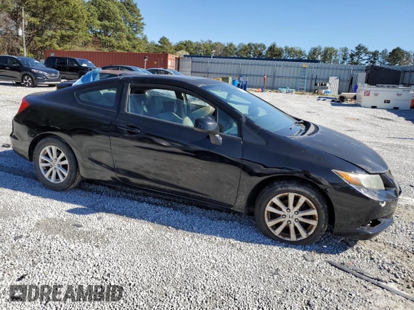 2012 Honda Civic Cpe EX-L with VIN 2HGFG3B10CH552841, listed as a Copart auction lot 48005335 with 190,780 mi miles and Clean Title. Bid and sale history available at carsss.com. Image 4.