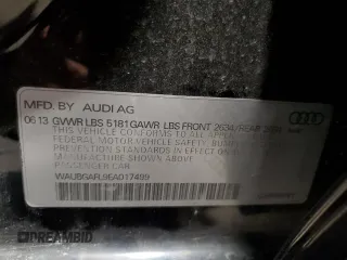 2014 Audi S4 Premium Plus z VIN WAUBGAFL9EA017499, wystawiony jako Copart lot #56227705 z przebiegiem 100 439 mil mil oraz Szkoda całkowita • Salvage title. Historia ofert i sprzedaży dostępna na DreamBid. Obrazek 12.