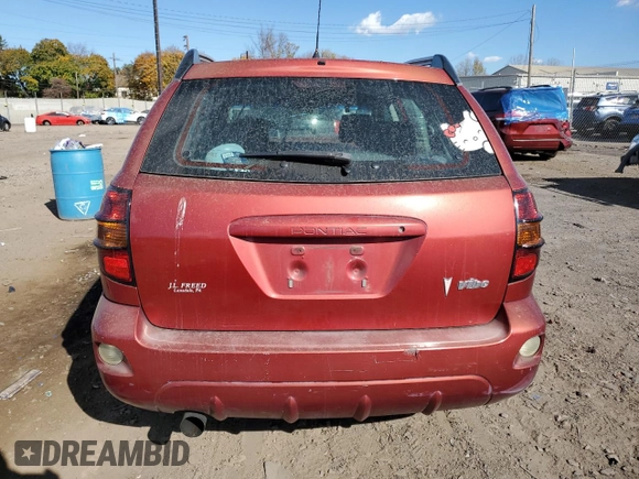 2007 Pontiac Vibe with VIN 5Y2SL65877Z407708, listed as a Copart auction lot 78583274 with 0 mi miles and Salvage Title. Bid and sale history available at carsss.com. Image 6.