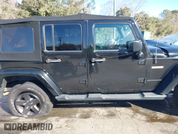 2016 Jeep Wrangler Unlimited Sport with VIN 1C4BJWDG1GL226069, listed as a IAAI auction lot 41003276 with 88,015 mi miles and . Bid and sale history available at DreamBid. Image 13.
