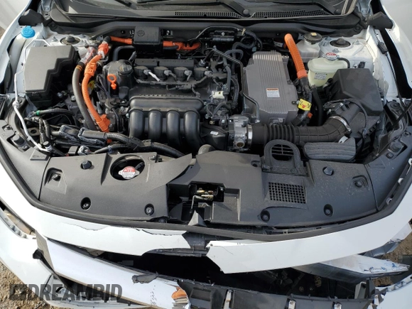 2022 Honda Insight Touring with VIN 19XZE4F92NE007889, listed as a Copart auction lot 48177315 with 25,824 mi miles and Salvage Title. Bid and sale history available at DreamBid. Image 12.