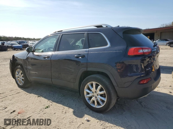 2016 Jeep Cherokee Limited with VIN 1C4PJMDB7GW271112, listed as a Copart auction lot 48150945 with 75,921 mi miles and Salvage Title. Bid and sale history available at DreamBid. Image 2.