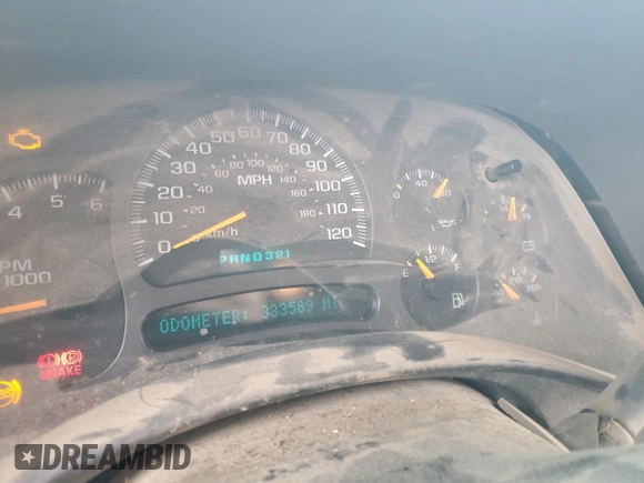 2004 Chevrolet Tahoe LT with VIN 1GNEC13Z64R252373, listed as a Copart auction lot 57138155 with 333,589 mi miles and Salvage title. Bid and sale history available at DreamBid. Image 9.