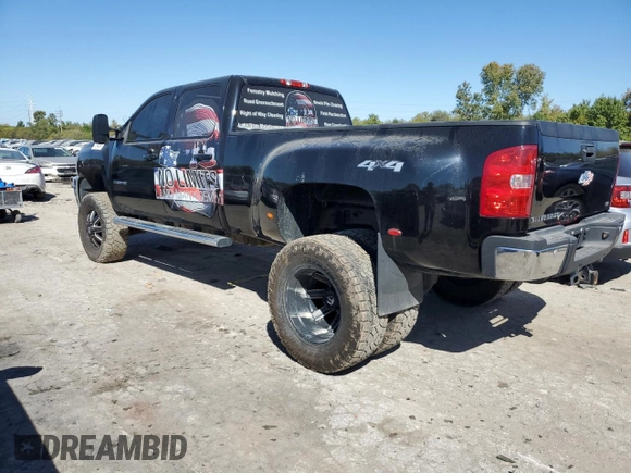 2013 Chevrolet Silverado 3500HD LTZ with VIN 1GC4K1C89DF172128, listed as a Copart auction lot 74984854 with 176,036 mi miles and Salvage Title. Bid and sale history available at carsss.com. Image 2.
