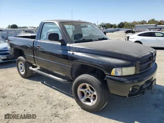 2001 Dodge Ram 1500 with VIN 1B7HF16Y61S186508, listed as a Copart auction lot 74607504 with 105,360 mi miles and Salvage Title. Bid and sale history available at carsss.com. Image 4.