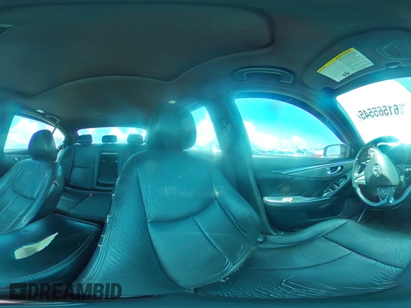 2014 Infiniti Q50 with VIN JN1BV7AP9EM683494, listed as a Copart auction lot 61565545 with Not provided miles and Salvage title. Bid and sale history available at DreamBid. Image 15.