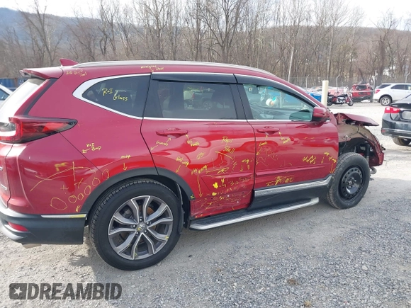 2020 Honda CR-V Touring with VIN 2HKRW2H90LH649017, listed as a IAAI auction lot 41701827 with 50,565 mi miles and . Bid and sale history available at DreamBid. Image 13.