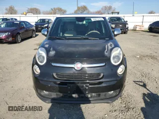 2014 FIAT 500L Lounge with VIN ZFBCFACH4EZ012452, listed as a Copart auction lot 83815124 with 63,341 mi miles and Salvage Title. Bid and sale history available at DreamBid. Image 5.