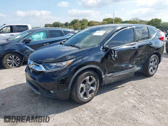 2017 Honda CR-V EX-L with VIN 7FARW1H80HE004721, listed as a IAAI auction lot 42063324 with 33,226 mi miles. Bid and sale history available at carsss.com. Image 17.