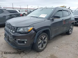 2019 Jeep Compass Limited with VIN 3C4NJDCB9KT666254, listed as a IAAI auction lot 41951603 with 65,990 mi miles and . Bid and sale history available at DreamBid. Image 17.