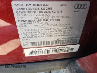 2019 Audi Q5 Premium Plus z VIN WA1BNAFY0K2090894, wystawiony jako Copart lot #61346615 z przebiegiem 124 489 mil mil oraz Szkoda całkowita • Salvage title. Historia ofert i sprzedaży dostępna na DreamBid. Obrazek 13.