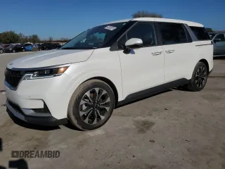 2024 Kia Carnival EX with VIN KNDNC5H30R6405021, listed as a Copart auction lot 42630235 with 14,752 mi miles and Salvage Title. Bid and sale history available at carsss.com. Image 1.