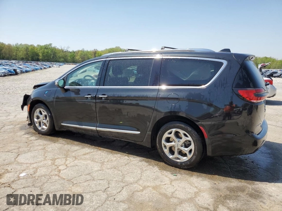2021 Chrysler Pacifica Hybrid Limited с VIN 2C4RC1S73MR510479, выставлен на аукционе Copart как лот 52423605 с пробегом 75 751 миль миль и Списание • Salvage title. История ставок и продаж доступна на DreamBid. Изображение 2.