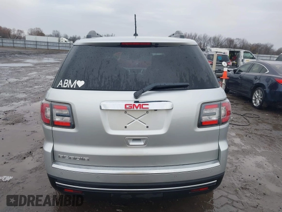 2015 GMC Acadia SLE with VIN 1GKKRPKD3FJ317513, listed as a IAAI auction lot 41157487 with 177,500 mi miles and . Bid and sale history available at DreamBid. Image 16.