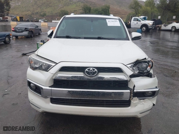 2017 Toyota 4Runner SR5 with VIN JTEBU5JR6H5455629, listed as a IAAI auction lot 41709585 with 76,030 mi miles. Bid and sale history available at carsss.com. Image 12.