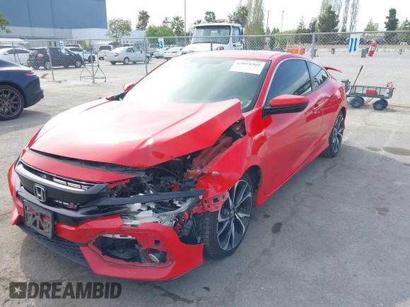 2017 Honda Civic Si with VIN 2HGFC3A53HH750319, listed as a IAAI auction lot 42051901 with 270,783 mi miles and . Bid and sale history available at DreamBid. Image 6.