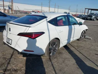 2024 Acura Integra w/A-Spec Package with VIN 19UDE4H36RA010601, listed as a IAAI auction lot 41283579 with 1 mi miles. Bid and sale history available at carsss.com. Image 4.