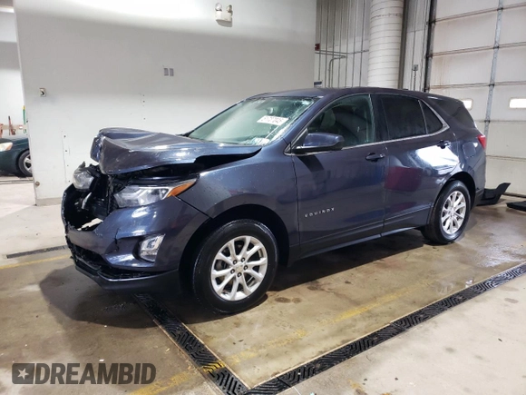 2018 Chevrolet Equinox LT with VIN 3GNAXSEV1JS577783, listed as a Copart auction lot 51787045 with 113,233 mi miles and Salvage Title. Bid and sale history available at carsss.com. Image 1.