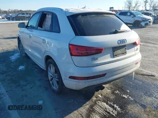 2017 Audi Q3 Premium with VIN WA1ECCFS9HR017842, listed as a IAAI auction lot 41400330 with 106,884 mi miles. Bid and sale history available at carsss.com. Image 3.