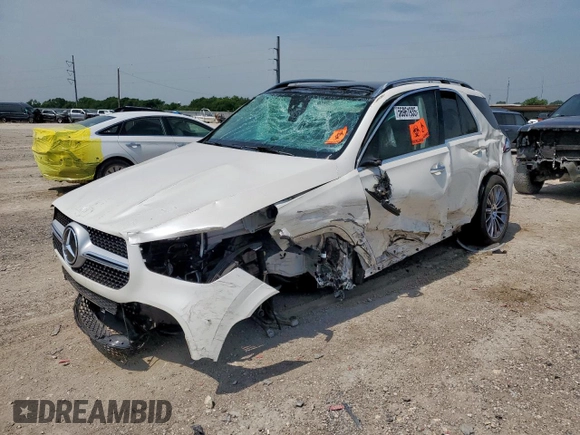 2021 Mercedes-Benz GLE 350 with VIN 4JGFB4JB7MA545460, listed as a Copart auction lot 56961935 with Not provided miles and Salvage title. Bid and sale history available at DreamBid. Image 1.