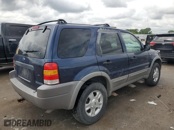 2002 Ford Escape XLT Choice with VIN 1FMYU04192KD87001, listed as a Copart auction lot 57860475 with 195,323 mi miles and Salvage title. Bid and sale history available at DreamBid. Image 3.