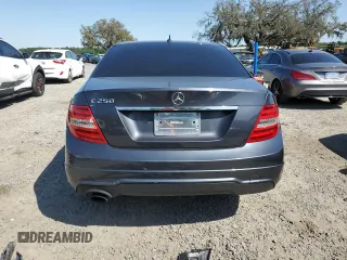 2013 Mercedes-Benz C-Class C 250 Sport with VIN WDDGF4HB1DR277080, listed as a Copart auction lot 52171195 with 130,012 mi miles and Salvage Title. Bid and sale history available at carsss.com. Image 6.