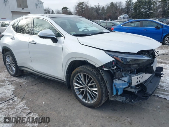 2024 Lexus NX with VIN JTJHGCEZXR5007672, listed as a IAAI auction lot 41298685 with 7,540 mi miles. Bid and sale history available at carsss.com. Image 1.