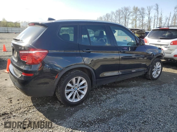 2016 BMW X3 xDrive28i with VIN 5UXWX9C5XG0D86701, listed as a Copart auction lot 51697295 with 84,310 mi miles and Salvage Title. Bid and sale history available at DreamBid. Image 3.