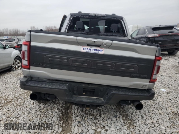 2022 Ford F-150 Raptor with VIN 1FTFW1RGXNFA83388, listed as a Copart auction lot 84998374 with Not Provided miles and Salvage Title. Bid and sale history available at carsss.com. Image 6.