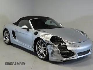 2014 Porsche Boxster with VIN WP0CA2A83ES120705, listed as a Copart auction lot 87255424 with 65,603 mi miles and Salvage Title. Bid and sale history available at carsss.com. Image 1.