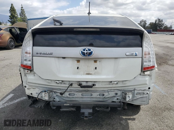 2012 Toyota Prius с VIN JTDKN3DPXC3012985, выставлен на аукционе Copart как лот 54758125 с пробегом 246 860 миль миль и Списание • Salvage title. История ставок и продаж доступна на DreamBid. Изображение 6.