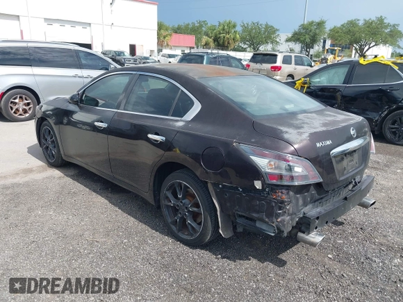 2012 Nissan Maxima SV with VIN 1N4AA5AP7CC814410, listed as a IAAI auction lot 42636484 with 144,363 mi miles and . Bid and sale history available at DreamBid. Image 3.