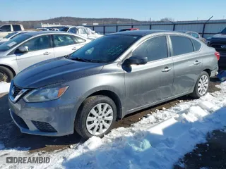 2017 Nissan Sentra SV with VIN 3N1AB7AP7HL650349, listed as a IAAI auction lot 41612189 with 42,583 mi miles. Bid and sale history available at carsss.com. Image 2.
