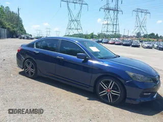 2016 Honda Accord Sport с VIN 1HGCR2F59GA046451, выставлен на аукционе IAAI как лот 42577916 с пробегом 148 318 миль миль и . История ставок и продаж доступна на DreamBid. Изображение 1.