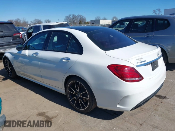 2018 Mercedes-Benz C 43 AMG with VIN 55SWF6EB4JU238408, listed as a IAAI auction lot 41630851 with 116,235 mi miles and . Bid and sale history available at carsss.com. Image 15.