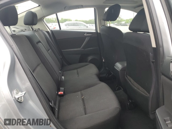 2012 Mazda 3 i Touring with VIN JM1BL1V82C1577583, listed as a Copart auction lot 58669235 with 89,872 mi miles and Salvage title. Bid and sale history available at DreamBid. Image 10.