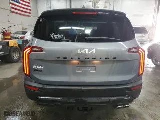 2022 Kia Telluride SX with VIN 5XYP5DHC9NG294165, listed as a Copart auction lot 45710875 with 37,257 mi miles and Salvage Title. Bid and sale history available at carsss.com. Image 6.