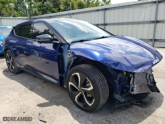 2022 Kia EV6 GT-Line with VIN KNDC4DLC9N5036908, listed as a Copart auction lot 64678594 with 47,518 mi miles and Salvage Title. Bid and sale history available at carsss.com. Image 4.
