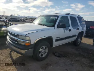 2001 Chevrolet Tahoe LT with VIN 1GNEC13T31R200335, listed as a Copart auction lot 54383845 with 183,119 mi miles and Salvage title. Bid and sale history available at DreamBid. Image 1.